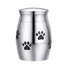 Load image into Gallery viewer, Pet Cremation Urns Stainless Steel Ash urns Memorial Container Dog Cat Perfect Resting Place Storage Holder Pet Supplies C42
