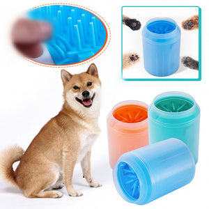 2019 New Dog Paw Cleaner Cup Soft Silicone Combs Pet Foot Washer Cup Paw Clean Brush Quickly Wash Dirty Cat Foot Cleaning Bucket